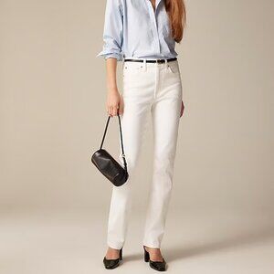 J.Crew Cream Women's Slim-straight jean Size 27 White Denim Color